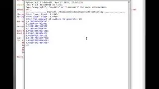 Generate random float numbers in Python 3