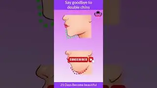 Double chin Exercises || Remove Double Chine || Sharp Jawline Exercise #faceexercise #ytshorts