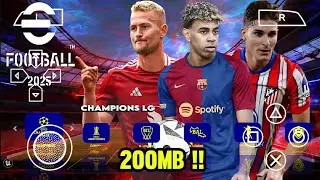 Play eFootball PES 2025 PPSSPP Ukuran Kecil Update Transfers Kits 24/25 Best Graphics Android