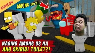 Among Us Imposter na Skibidi Toilet! - Roblox Scary Toilets Morphs