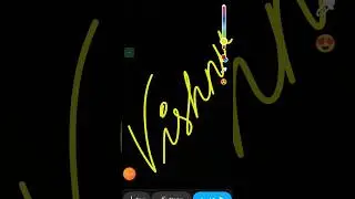 Vishnu Name scribbling . comment ur name