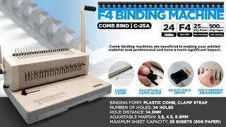 F4 Size Binding Machine 24 Holes