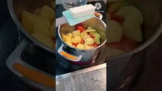 Суп пюре овощной с сухариками. Дети просят добавки. Быстро и вкусно.