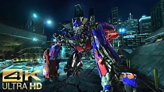 Transformers | Movie Video Game Intros & 3D Ride | Remastered in 4K60fps with Machine Learning AI
