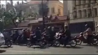 Khmernewstime - A News Reporter Beaten by Police Forces on January 04, 2014