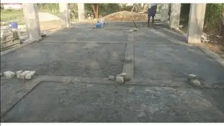 Basement Flooring Concrete PCC 1:5:10 | Construction works | Tamil tutorials