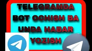 Bot ochish va undan kirib hohlagan odamingiz bilan yozishingiz mumkin.