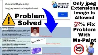 Only jpeg extensions image is allowed CCC | Problem Solve 💯 % | jpg to jpeg CCC |