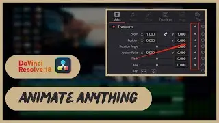 What are keyframes & how to use them in DaVinci Resolve 18.6