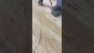 Строгальна Циклювальна Паркетна Барабанна машина для підлоги з ножами СО-97.