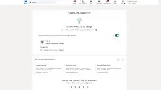 LinkedIn LinkedIn Google Ads Assessment t Test