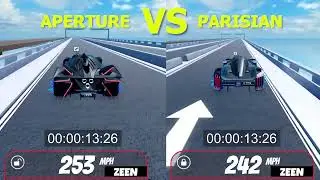 Aperture VS Parisian Roblox Jailbreak Speed Test