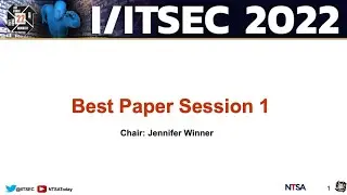 Best Paper Session 1 – I/ITSEC 2022
