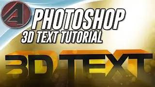 Photoshop 3D TEXT tutorial