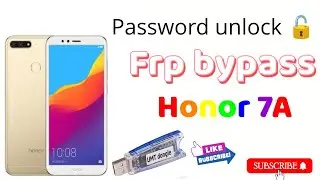 honor 7A frp bypass umt pattern password unlock umt Huawei AL20 #password #frpunlock #pattern