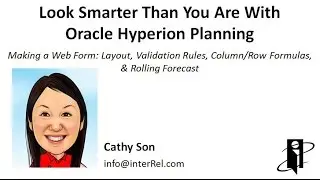 Making a Hyperion Planning Web Form