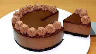 No-Bake Nutella Cheesecake | Best Nutella Chocolate Cheesecake Recipe