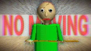 Is It POSSIBLE To Beat Baldi's Basics WITHOUT Moving?