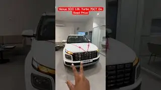 2024 Hyundai Venue 1.0L Turbo 7DCT On Road Price #venue2024 #shortsvideo