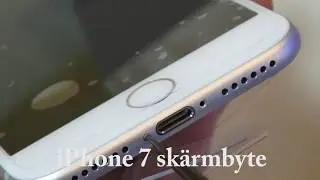iPhone 7 skärmbyte LCD touch glas skärm byte Göteborg