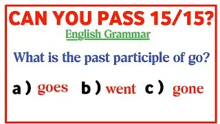 Mixed English Grammar Test ✨ CAN YOU PASS 15/15?