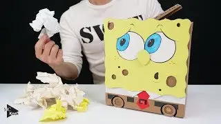 How to Make Amazing RC Trash Can - Spongebob