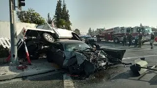 Аварии и ДТП Жестокие происшествия на дороге  Сar crash compilation