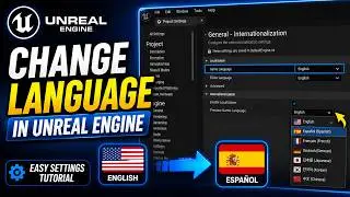 Unreal Engine 5 change the system language