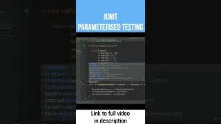 How to pass in parameters to JUnit tests #junit #java