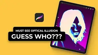 Guess who??? 👀 I draw a highly requested OPTICAL ILLUSION portrait! 