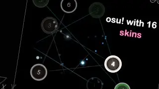 (osu!) one of my best aim scores, with 16 different skins