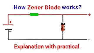 What is Zener Diode | How Zener Diodes Work - Explanation in Urdu/Hindi 