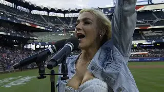 Betsy Wolfe Nails the National Anthem at NY Mets Game