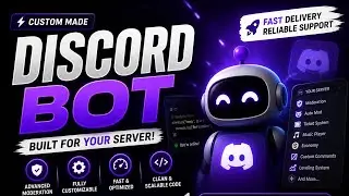 Turn Your Discord Server Into a PRO Community 🚀 (Custom Bots) | Custom Discord Bot Developer