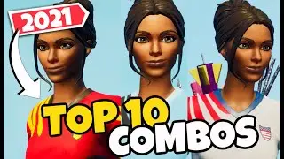 TOP 10 BEST COMBOS (PRESETS) FOR SOCCER SKINS IN 2021! - Fortnite Combos