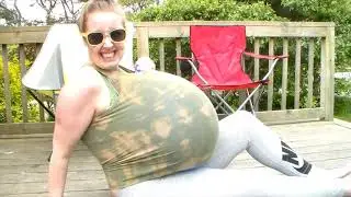BLOWING UP A WATER BALLOON IN MY SHIRT!