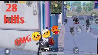 solo vs squad high kill gameplay 28 kills ||MIM KILLER||PUBG MOBILE||