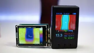 Chinese thermal imager on the MLX90640 sensor