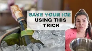 How to Make Your Ice Last Longer in a Bucket #shorts #keepwinecold #chilledwine