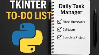 Daily Task Manager App Using Python Tkinter | Full GUI Project for Beginners (Hinglish Tutorial)
