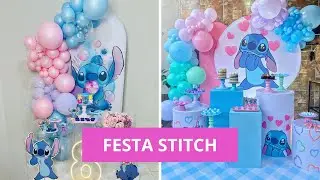 IDEIAS DECORAÇÃO TEMA STITCH