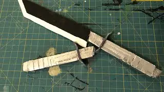 how to build a cheap darksaber with cardboard