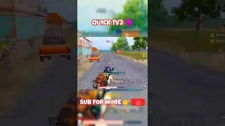 Bgmi ultra fastest 1v3 