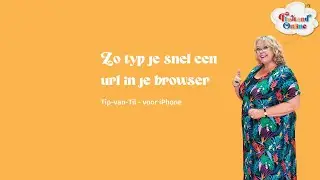 iPhone Tip - snel een url intypen door de . vast te houden
