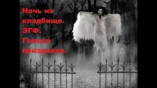 Ночь на кладбище. ЭГФ. Голоса призраков. Night at the cemetery. EGF. Ghost voices.