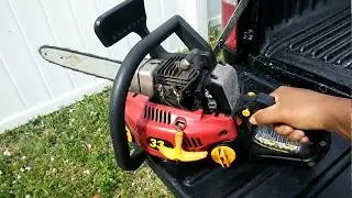 33cc Homelite chainsaw won't stay running.