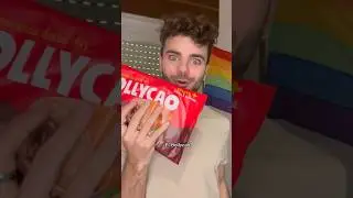 🍫Probando el BOLLYCAO #bollycao #chocolate #romancito #comidaespañola #españa #shorts
