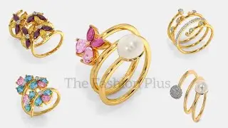 18k Gold "The Spiral Ring" Designs with Weight and Price @TheFashionPlus