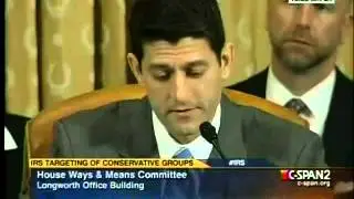 Paul Ryan Grills Outgoing Acting IRS Commish