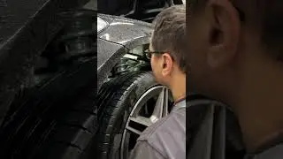 Mercedes C class диагностика и устранение стука в передней подвеске